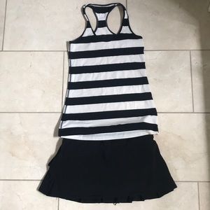 LuLu Lemon athletic skort with FREE top